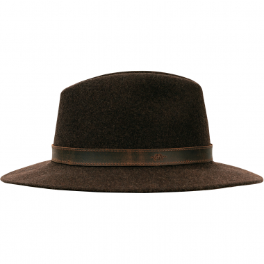 Traveller Hat Unisex (Dark Brown Melange)