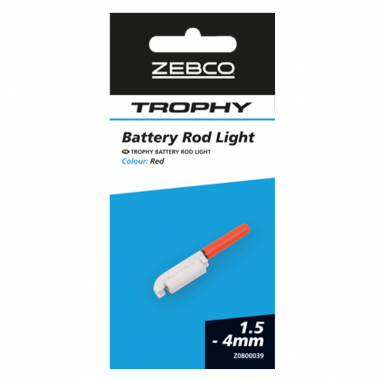 Zebco Trophy Battery Rod Light (Red)