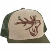 Mesh Cap ‘Deer’ Unisex (Beige/Olive) 