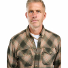 Pinewood Finnveden Forest Flannel Shirt Men (Olive/D.Green) 