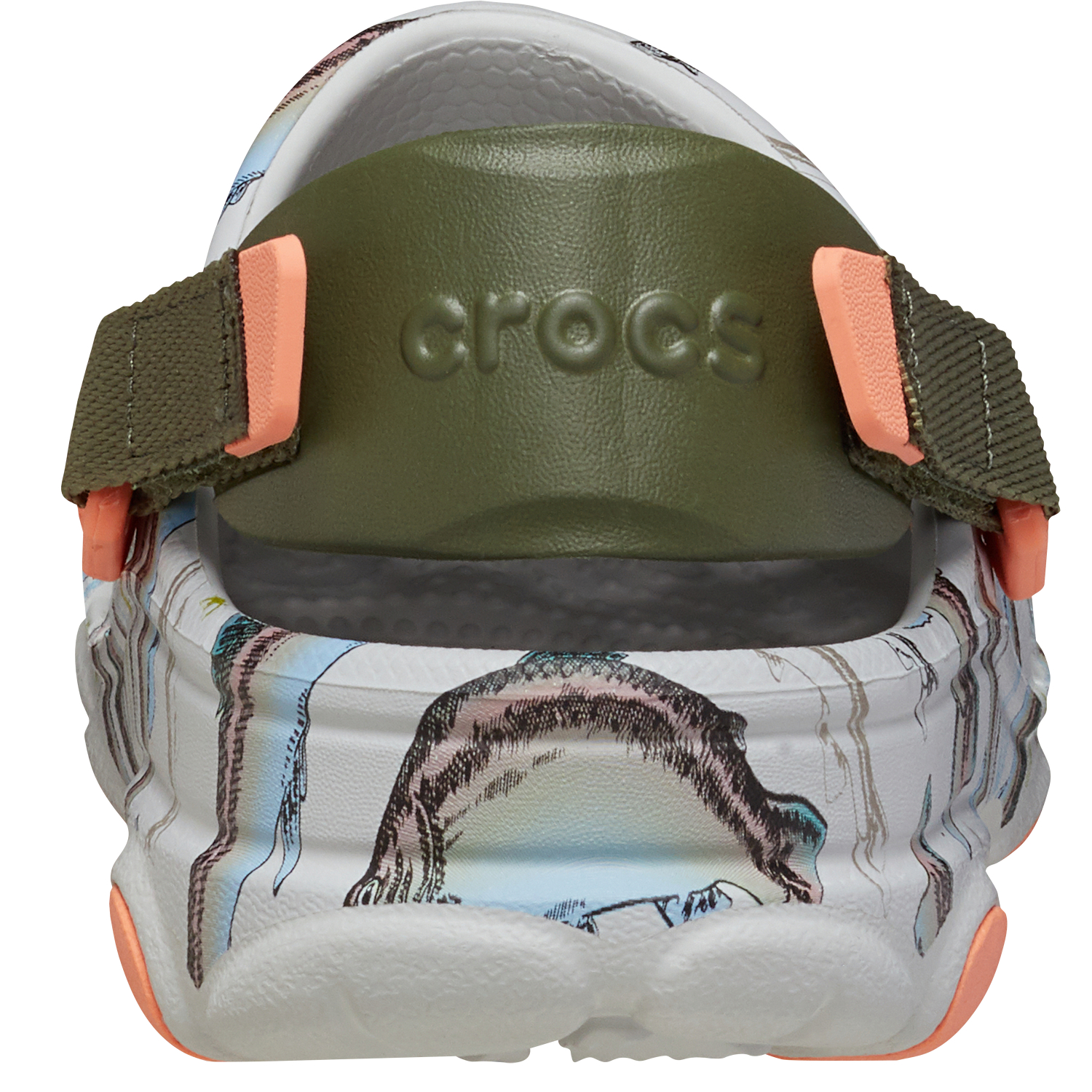 Crocs Kids' All Terrain Trout Print (print/grey) 