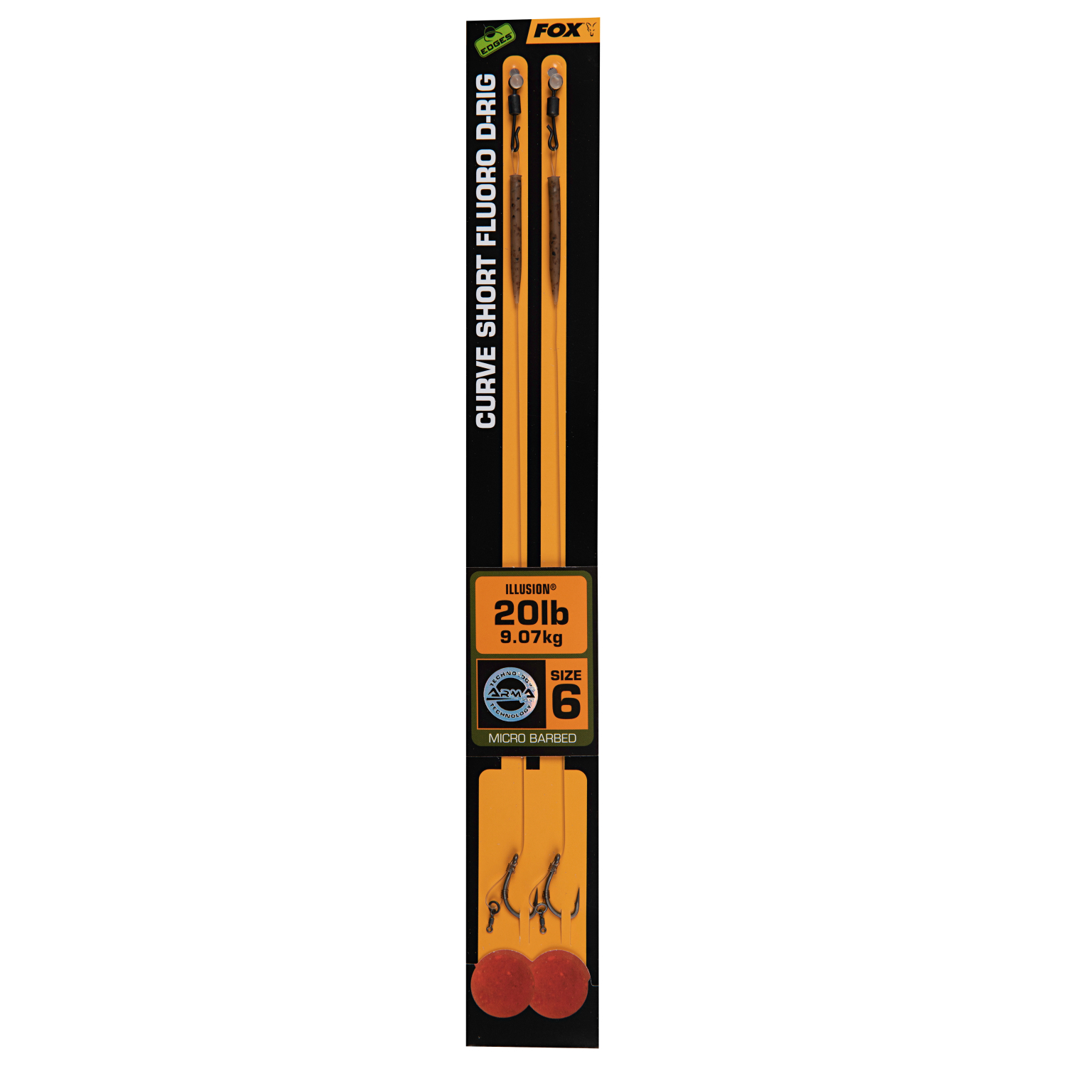 Fox Carp Edges Curve Short Fluoro D-Rig 