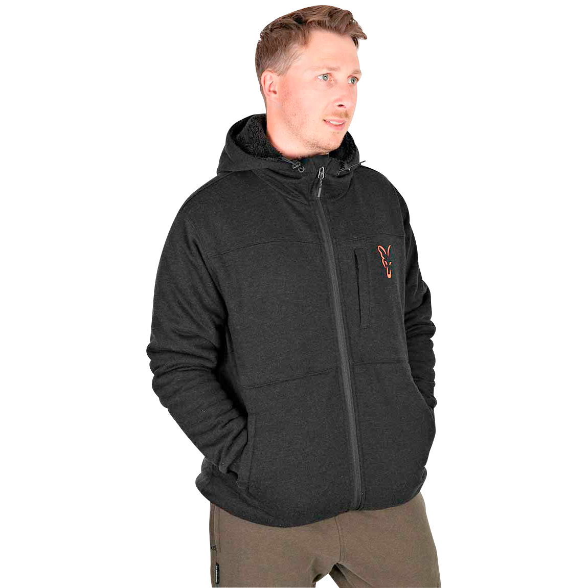 Fox Carp Men's Collection Sherpa jacke (black) 