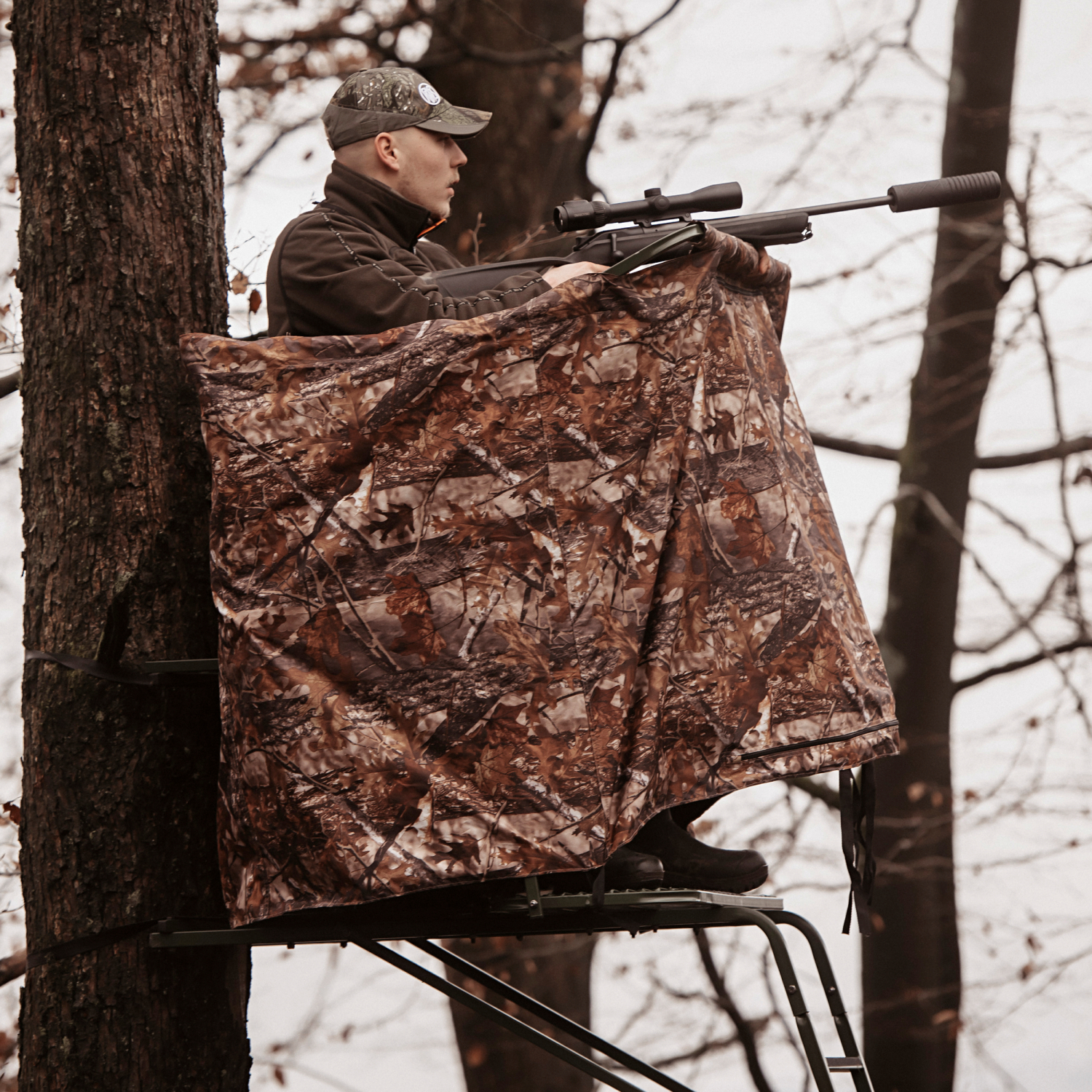 il Lago Passion Set 2 man XL tree ladder Mammut +  camouflage border for tree ladder 