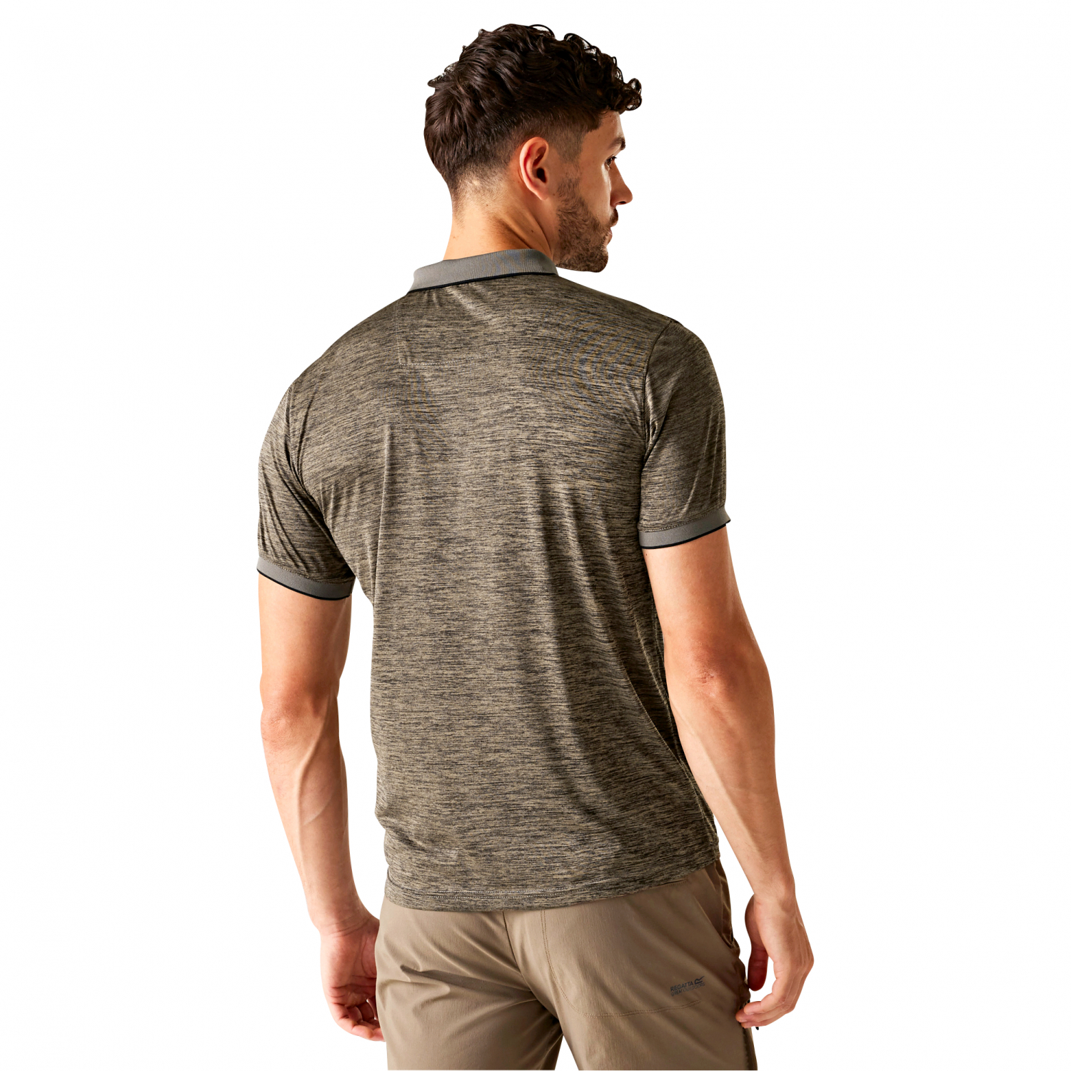 Men's Remex II men's polo shirt (mud) 