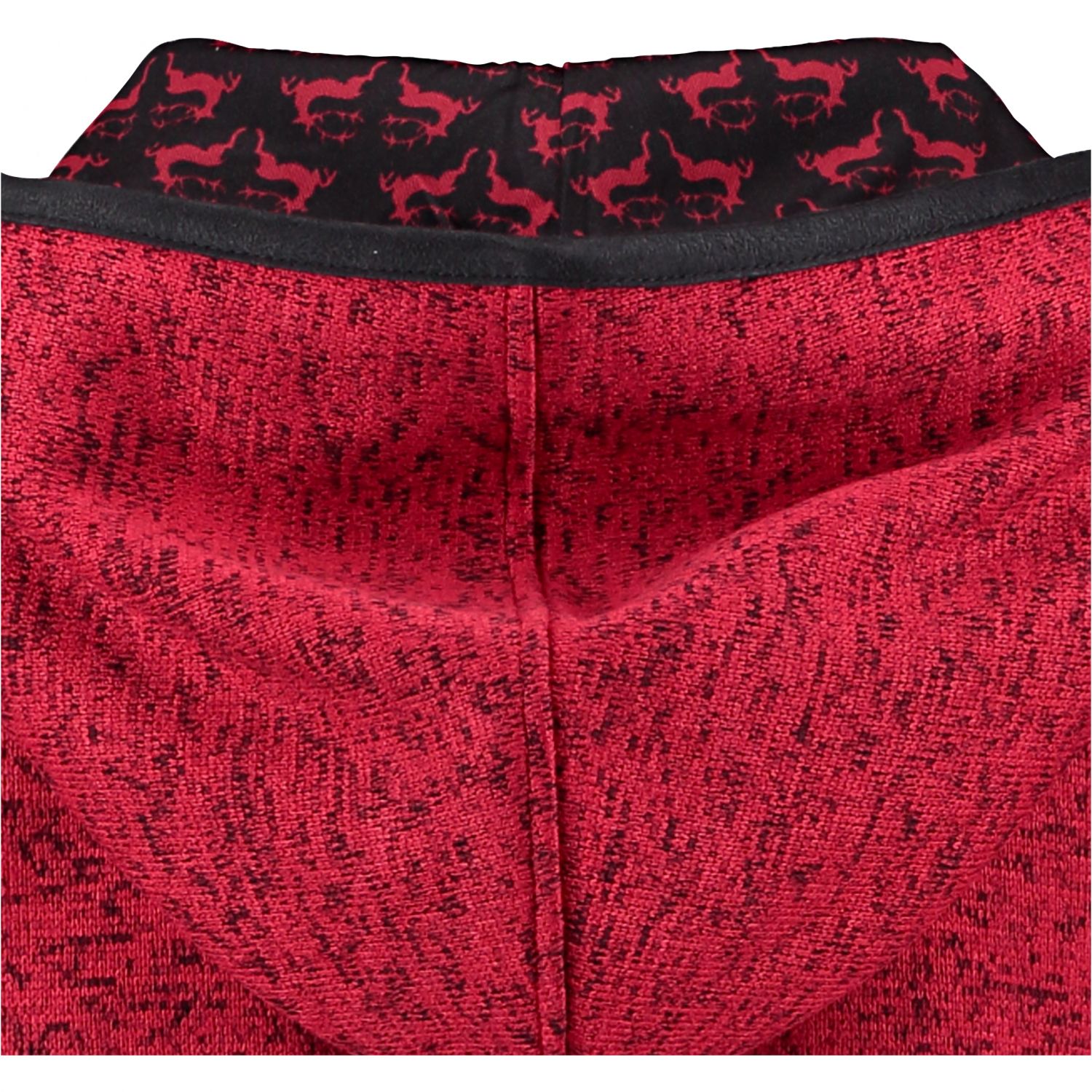OS Trachten Women's Knitted fleece jacket with contrast 