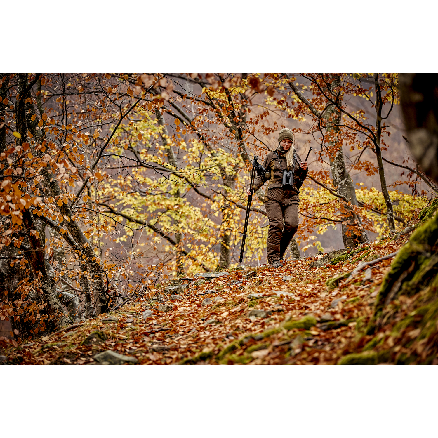 Women's Estelle winter jacket (brown) 