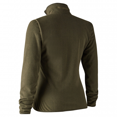 Deerhunter Lady Pam Bonded Fleece Jacket Women, Reversible (Orange)