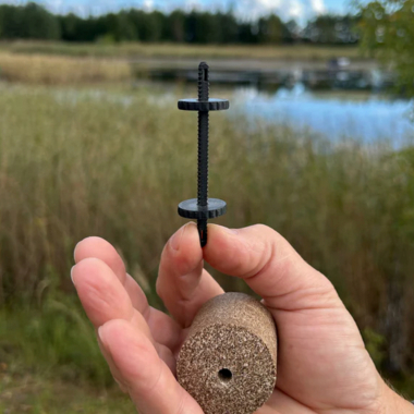 Fischlutscher BissMagnet Cloud Minis Bait Stone, Pack of 3 with Holder