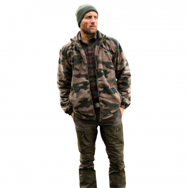 il Lago Prestige Men's Fleece jacket Forest Camou