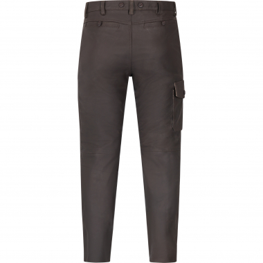 il Lago Prestige Nubuck Leather Trousers Sprinz Men (Brown)