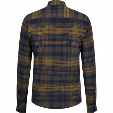 il Lago Prestige Outdoor Flannel Shirt Torben Men (Olive/Blue)