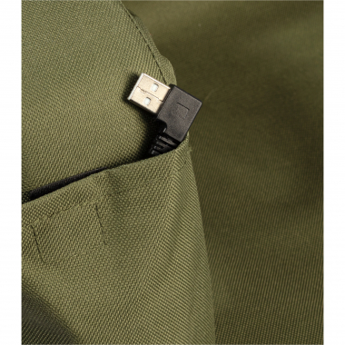 il Lago Red Level Folding Seat Cover Feuerland, Heatable (Olive)