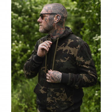 Korda Team Korda Zip Hoodie (Dark Camo)