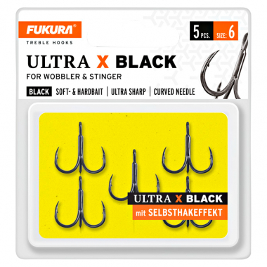 Lieblingsköder Fukura Ultra X Drillinge (black)