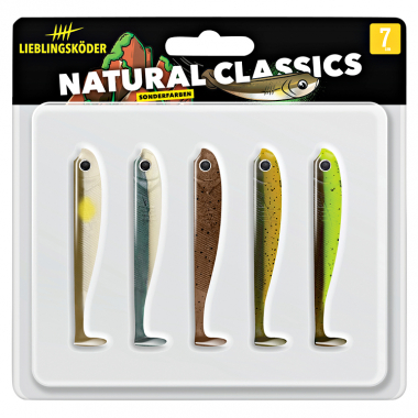 Lieblingsköder Shad Perch Bait (7 cm, Mixpaket Natural/Firetail)