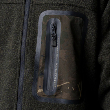 Nash Zero Tolerance Nordic Fleece Zipped Jumper Unisex (Olive/Camouflage)