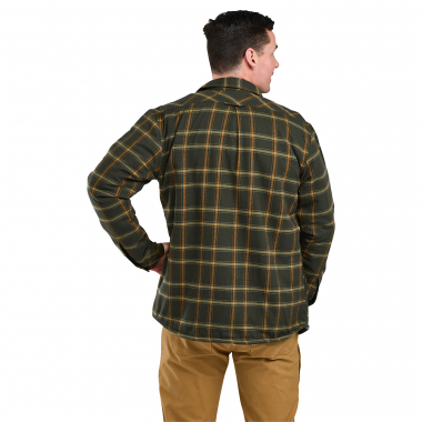 Pile Overshirt Men (D.Green/Bronze)