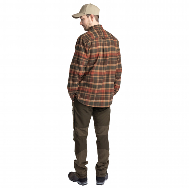 Pinewood Prestwick Exclusive Shirt Men (D.Green/Terracotta)
