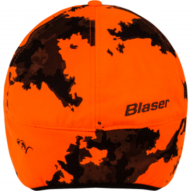 Suede Blaze Orange Insulated Beanie, With Ear Flaps (Camo)