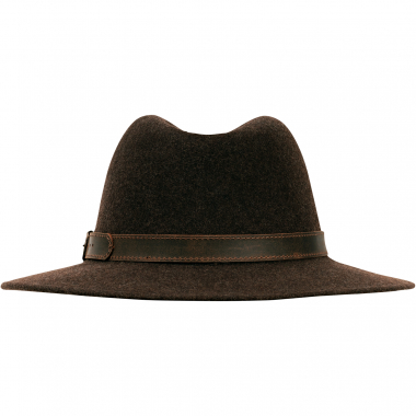 Traveller Hat Unisex (Dark Brown Mottled)