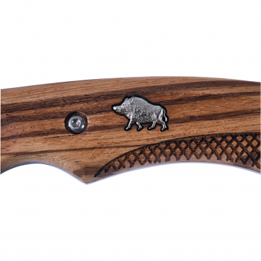 Whitefox Hunting knife with wild boar motif