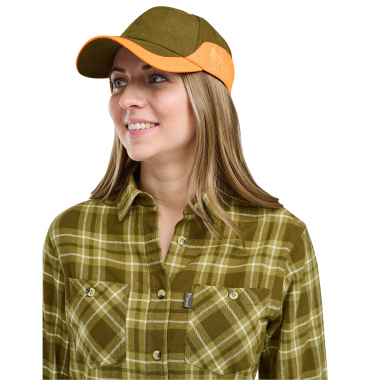 Women's Felicia Flannel Blouse (Olive)
