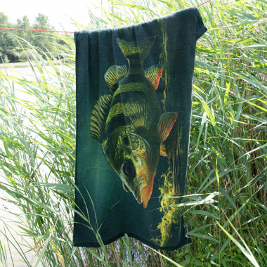 Zwoltex Towel featuring a “Perch” design