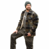 il Lago Basic Men's Fleece jacket lumberjack Sz. L