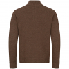 Men's Woll Halfzip Sweater - brown