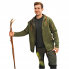 OS Trachten Vazabi Knitted Fleece Jacket Men (Traditional Green) 