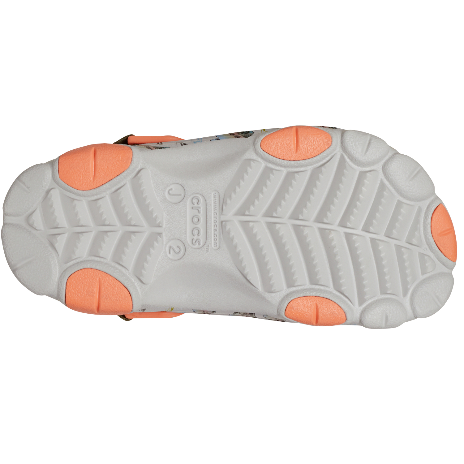 Crocs Kids' All Terrain Trout Print (print/grey) 