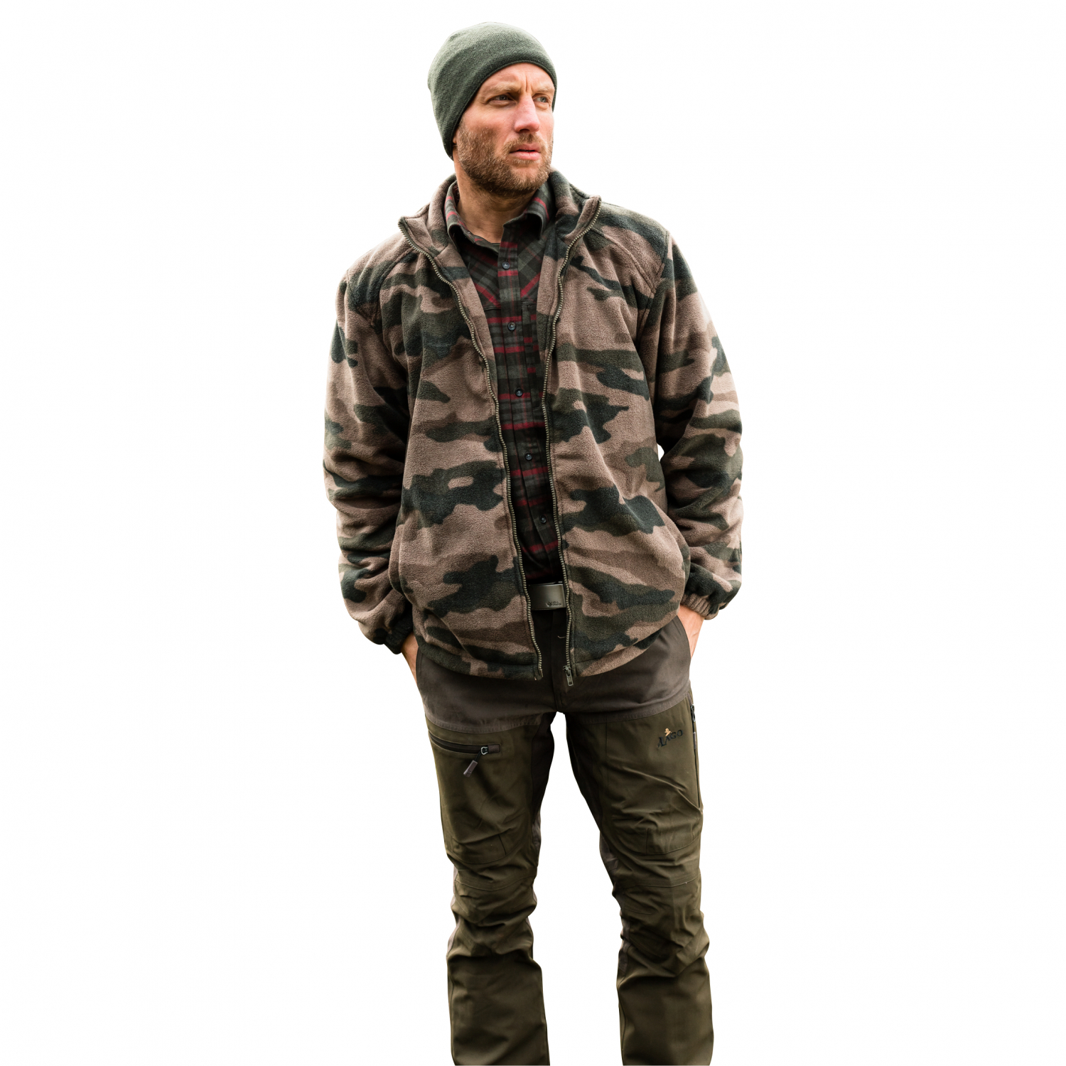 il Lago Prestige Men's Fleece jacket Forest Camou 