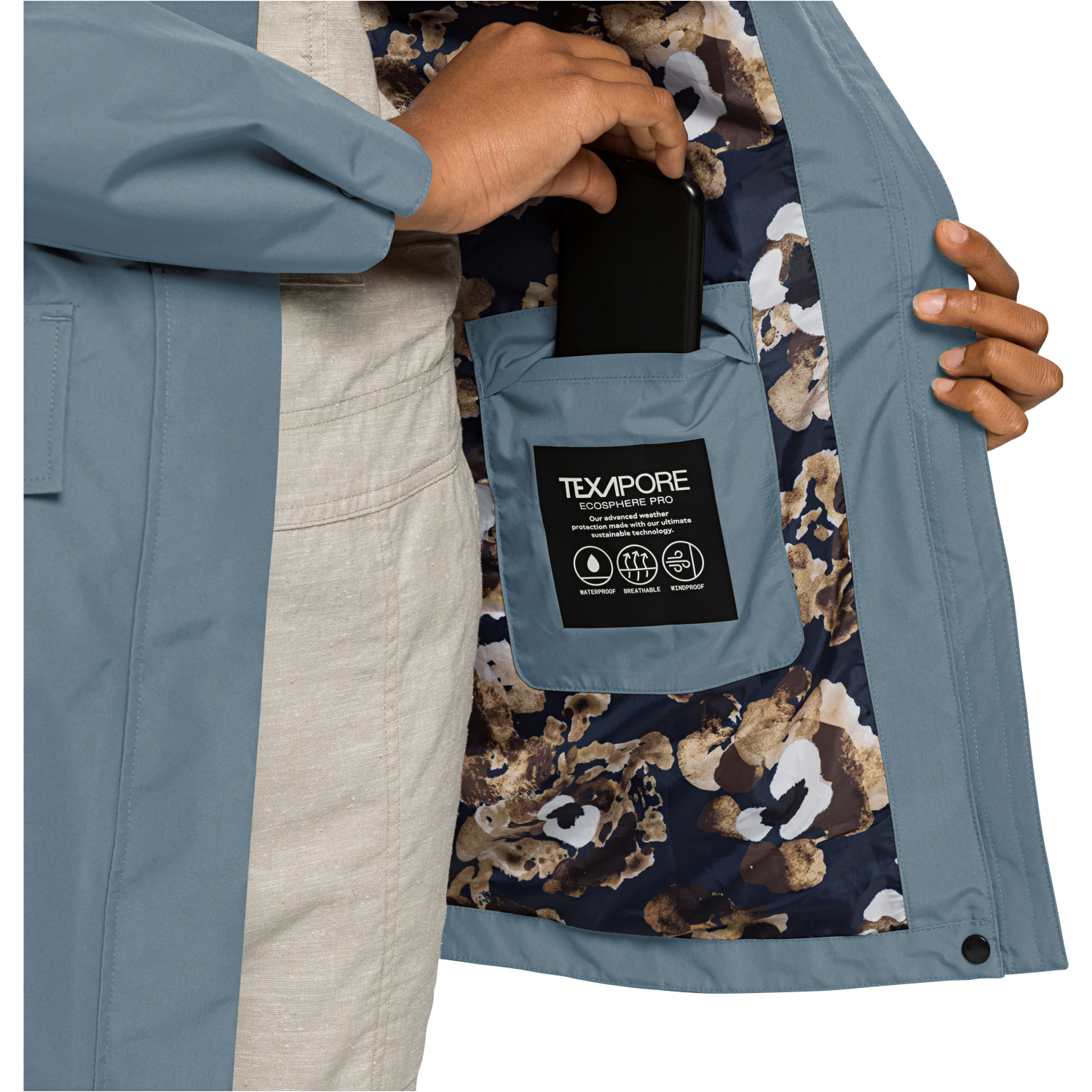 Jack Wolfskin Women's Jacket Cape York Paradise Coat (citadel) 