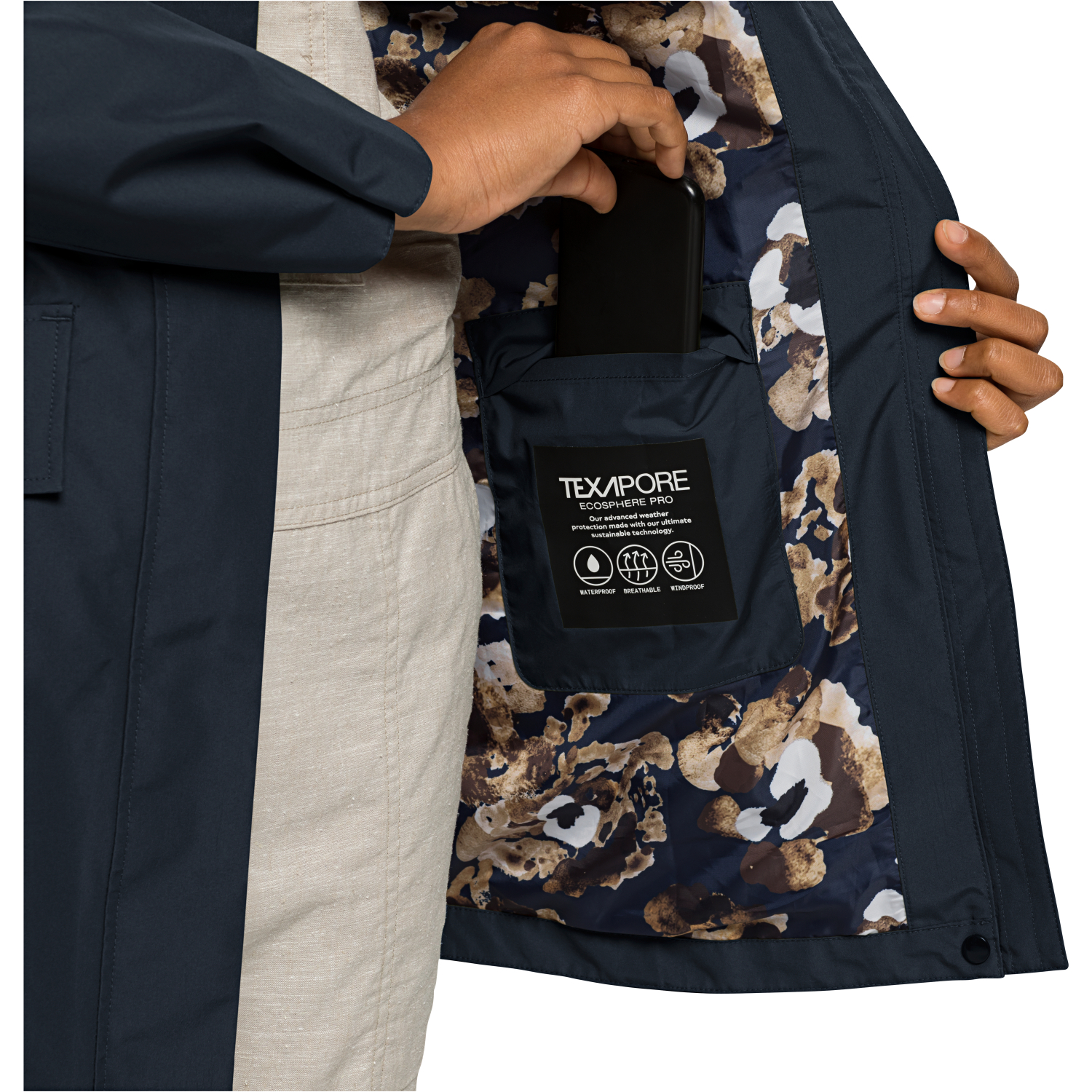 Jack Wolfskin Women's Jacket Cape York Paradise Coat (night blue) 