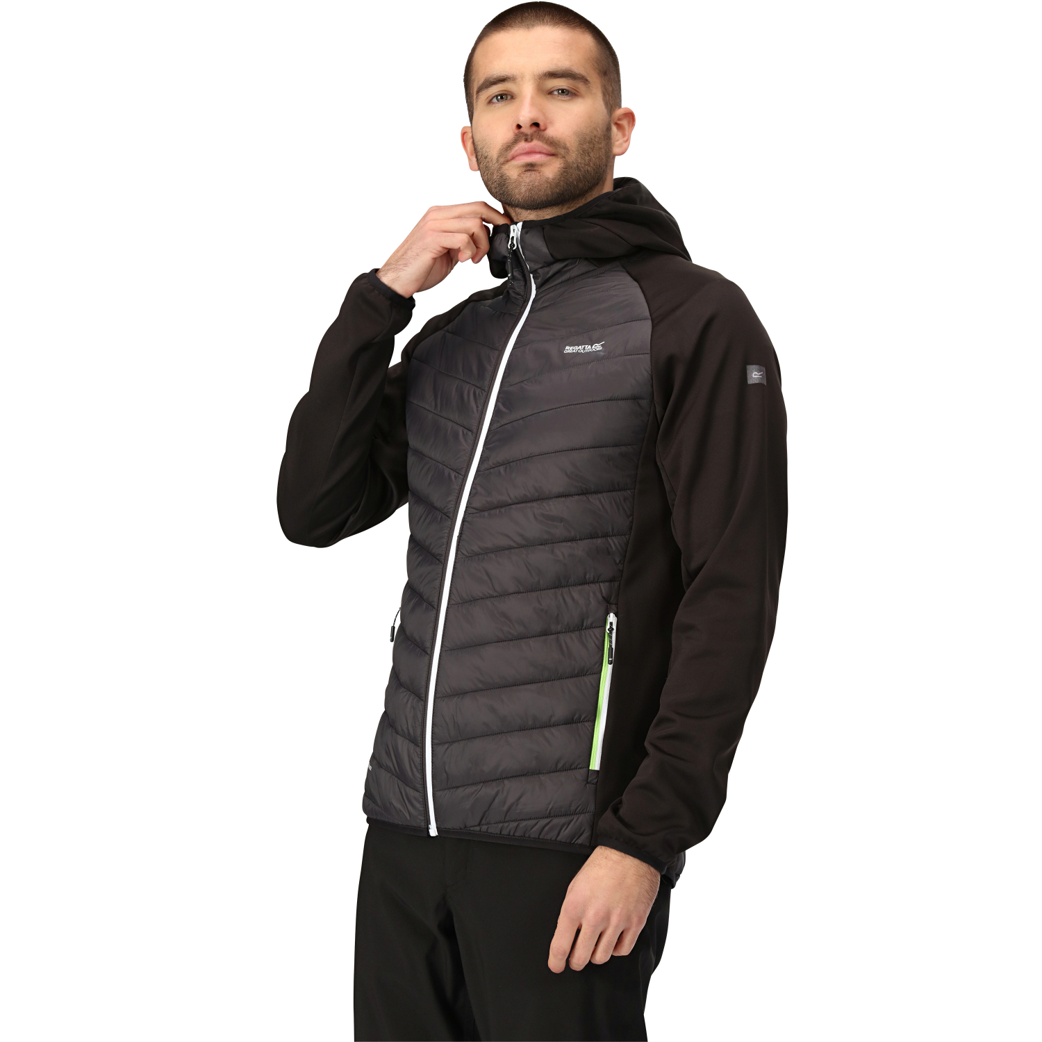 Regatta Men's Jacket Andreson VIII Hybrid (black/grey) 
