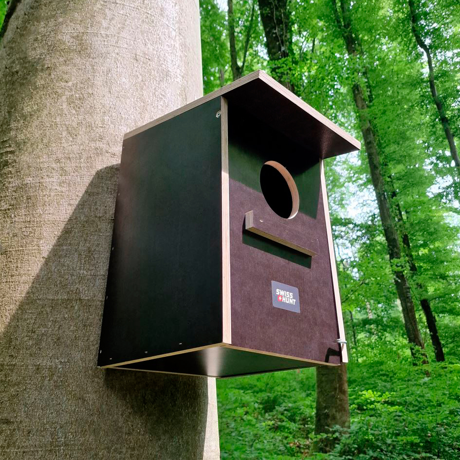 Swiss Hunt Forest Owl Nesting Box 