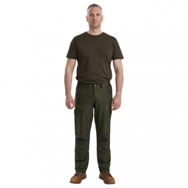 Chasse Trousers For Men (Olive Night Melange)