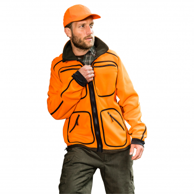 il Lago Prestige Men's Fleece Reversible Jacket Joris