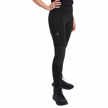 Lady Tights With Reinforcement For Women (Black)