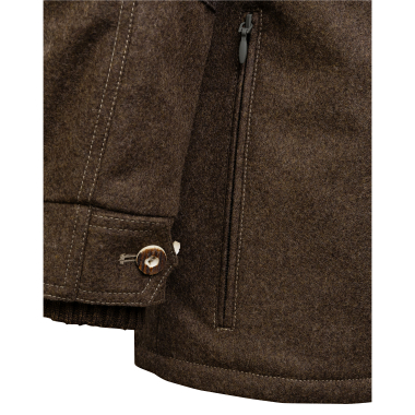 Rascher “Prestige” Hooded Loden Jacket Men (Brown)
