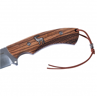 Whitefox Hunting knife with deer motif