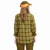 Felicia Flannel Blouse (Olive) 