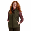Lady Pam Bonded Fleece Waistcoat For Women (Graphite Green) 