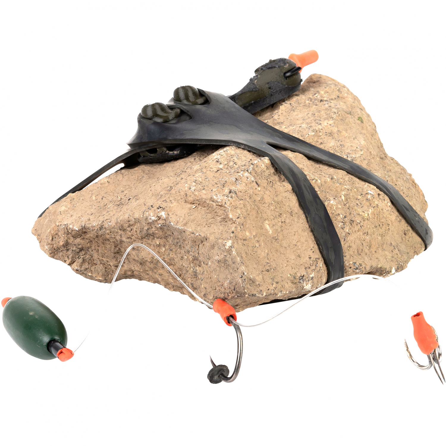 FISHSTONE Catfish Mount 3XweLs Rubber (single part - muddy) 