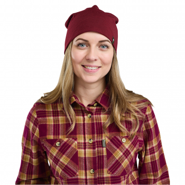 Felicia Flannel Blouse (Rust)