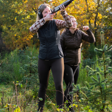 Lady Tights With Reinforcement For Women (Black)