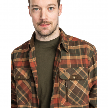 Pinewood Prestwick Exclusive Shirt Men (D.Green/Terracotta)