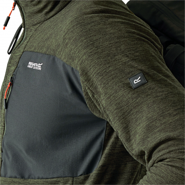 Regatta Scaris Knitted Fleece Jacket Men (Dark Khaki)