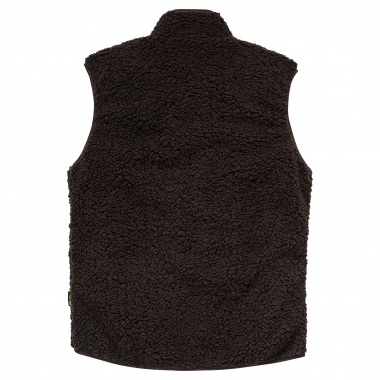 il Lago Prestige Teddy Fleece Waistcoat Men (Brown/Red)